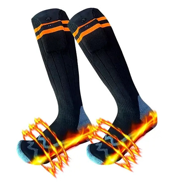 Носки с подогревом ZBHSWZ07 с блоком питания 5000mAh 38-44р. (Черные) Винница - изображение 5