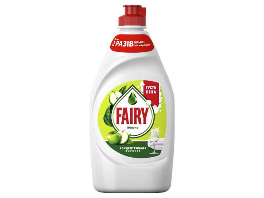 Засіб для миття посуду 450мл Зелене яблуко ТМ FAIRY Київ - фото 1