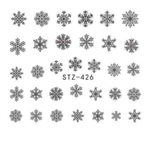 Новорічні наклейки на нігті Київ