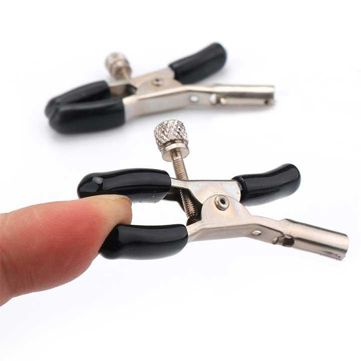 БДСМ затискачі для сосків - Чорний - Садо-мазо Вінниця - фото 1