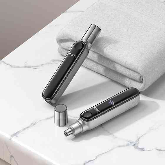 Тример для носа HOCO HP33 electric nose hair trimmer with display Metal gray Київ