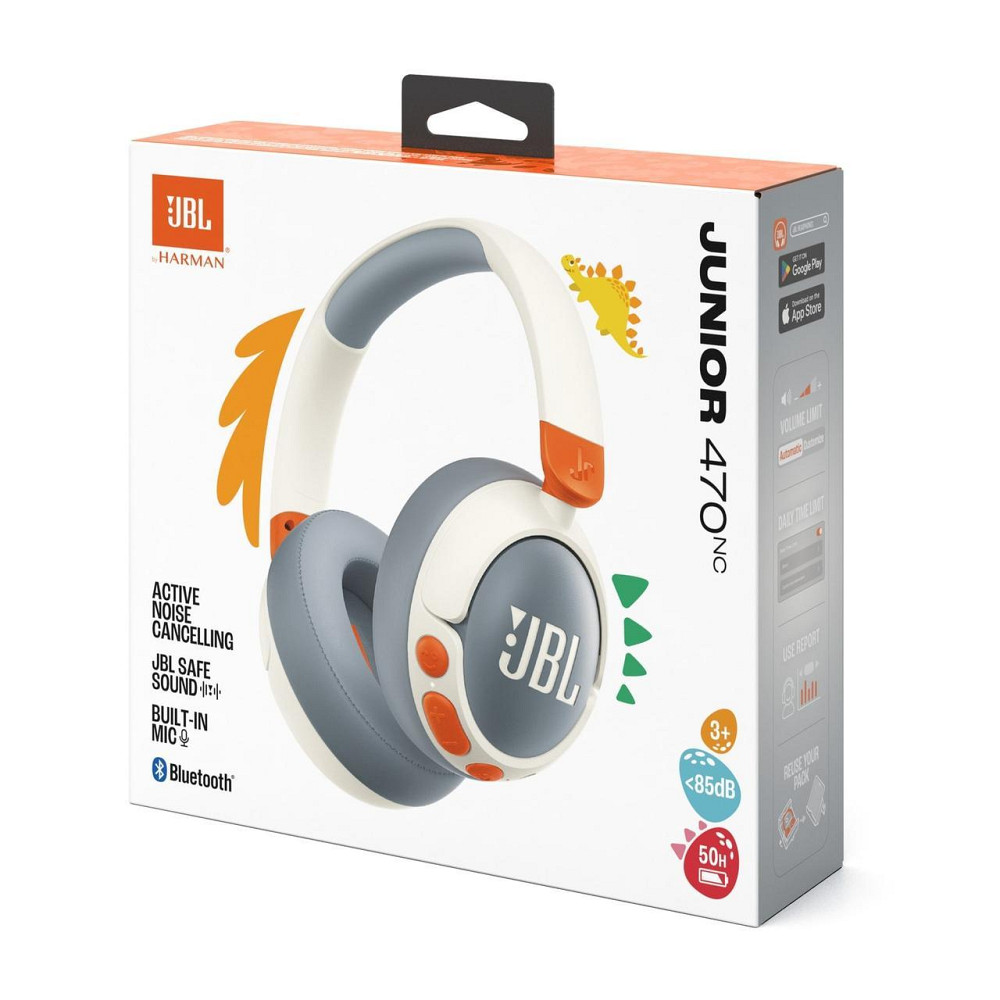 Bluetooth-гарнітура JBL Junior 470NC White (JBLJR470NCWHT) Білий Харків - фото 5