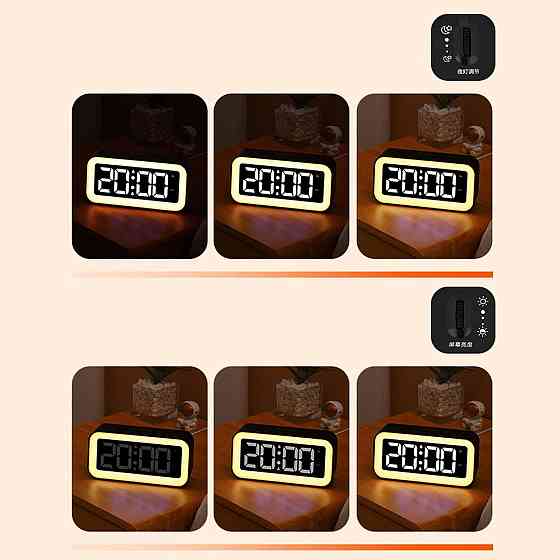 Годинники електронні настільні 40544, / 7336/ з LED підсвіткою та USB Дніпро