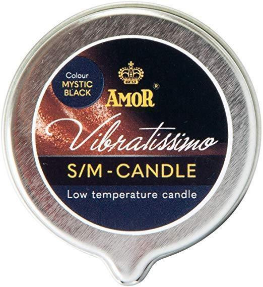 Массажная свеча - Vibratissimo Mystic Black, 50 мл Sex Aura Киев - изображение 4