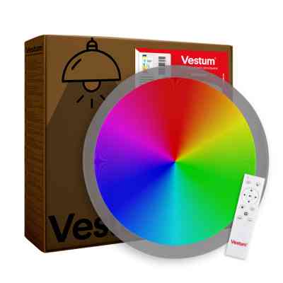 Светильник Vestum SATURN зоряне небо 60W 425*60мм 3000К-6500К RGB з ДК (VS-91071) Винница