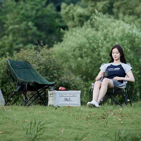 Стул складной Naturehike CNK23JU0001, темно-зеленый Ровно