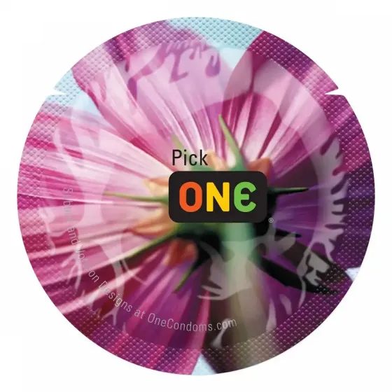 Презерватив ONE Color Sensations - Pick ONE (Purple) 1 шт Львов