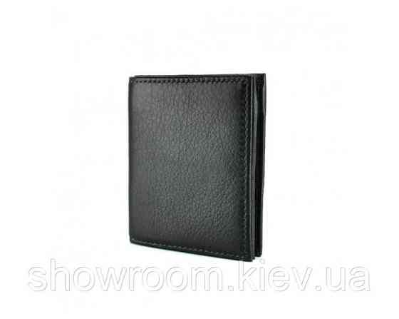 Функциональный зажим для денег Leather Collection (390) black Киев
