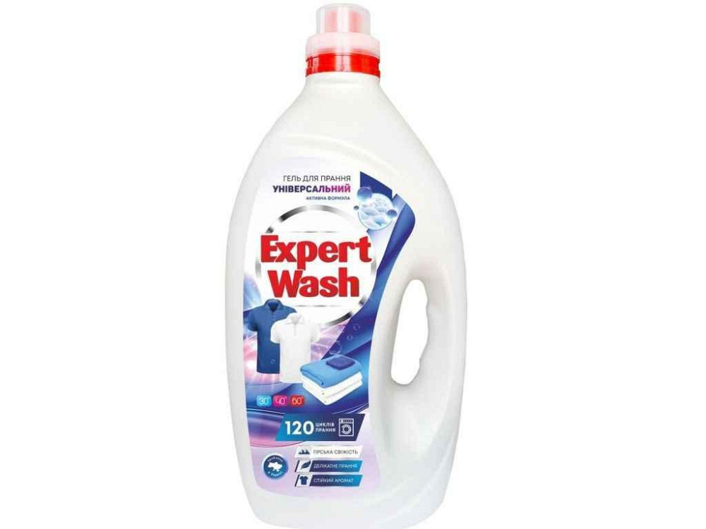 Гель для прання 6л універсальний Гірська свіжість ТМ Expert Wash Київ - фото 1