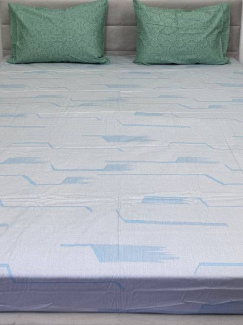 Ecotton Комплект постільної білизни Ecotton двоспальний Сімейний 150х215 см зелений (21213АВ) Коломыя - изображение 6