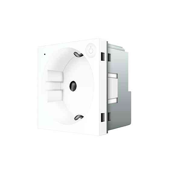 LIVOLO Розумна розетка LIVOLO ZigBee, з заземленням, біла, 16А 230В, керування через Alexa / Go Коломия