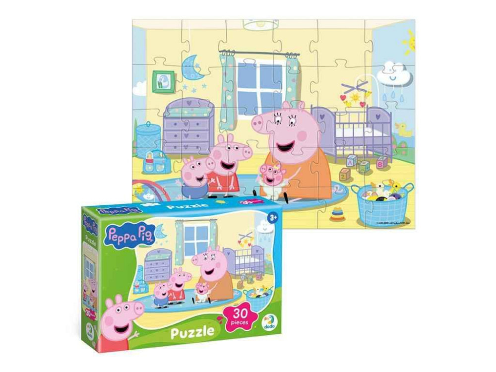 Пазли 30ел. Peppa Pig. Кімната немовля 200674 ТМ DODO Київ - фото 1