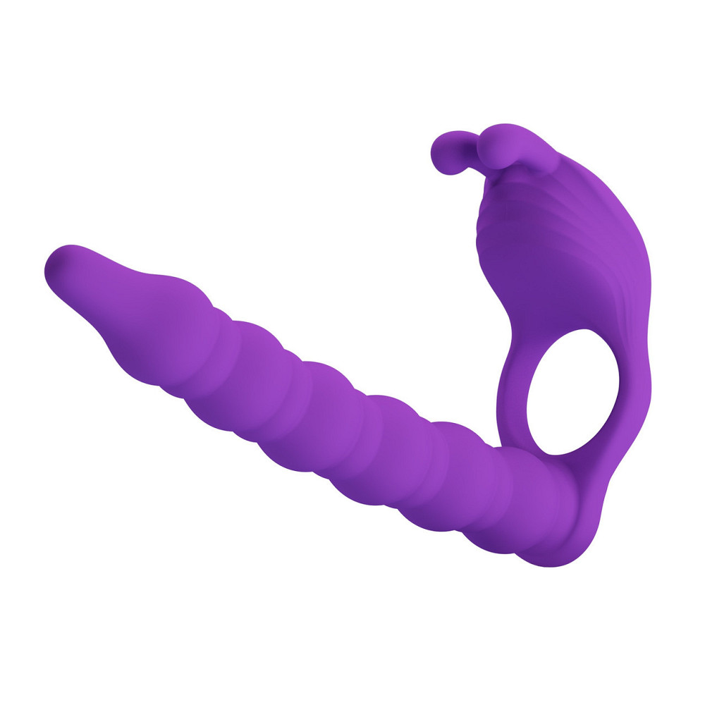 Віброкільце PRETTY LOVE Blackney purple, 7 vibration functions Memory function Sex Aura Київ - фото 9