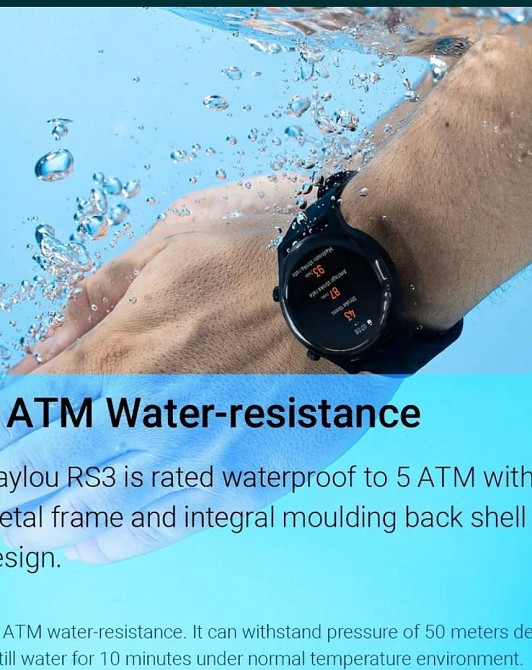 HAYLOU Solar RS3 смарт часы AMOLED часы GPS 5 Киев - изображение 8