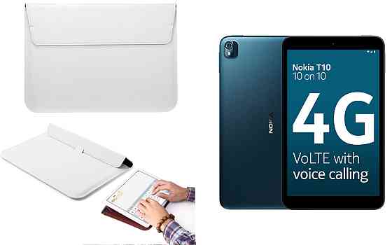 Чохол-конверт VitoCase для Nokia Tab T10, з функцією підставки для планшета Білий Київ