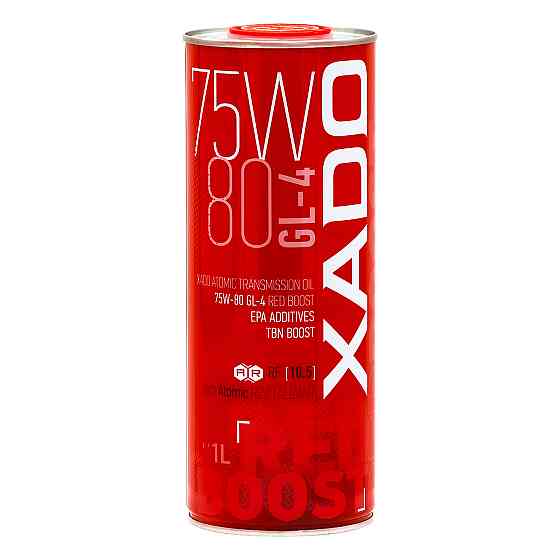 Трансмісійне масло Xado Atomic Oil Red Boost 75W-80 GL4 1л Львів
