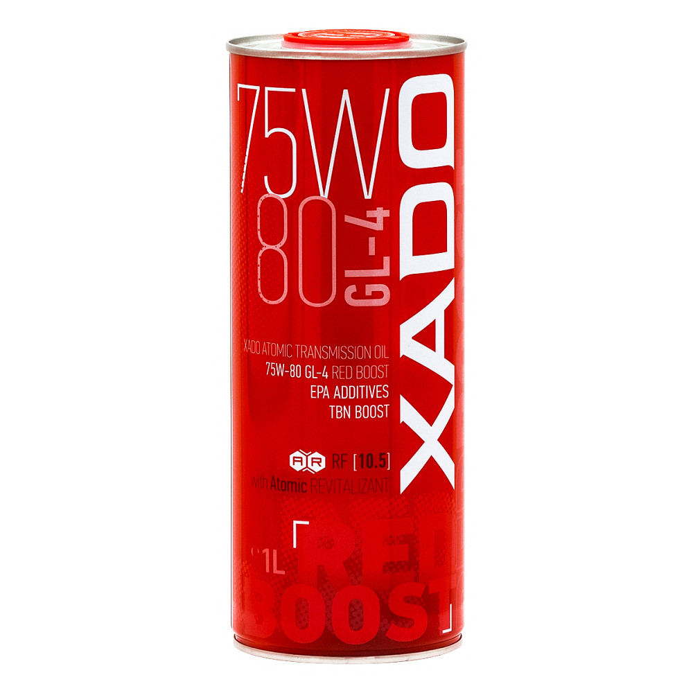 Трансмісійне масло Xado Atomic Oil Red Boost 75W-80 GL4 1л Львів - фото 1