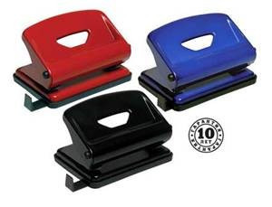 Дирокол "Scholz" 4317 металевий з лінійкою (16арк.) синій, шт Київ - фото 1