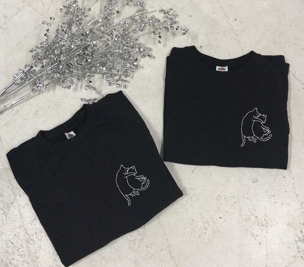 Парные футболки для парня и девушки из 100 % Хлопка - Котики Черновцы - изображение 1