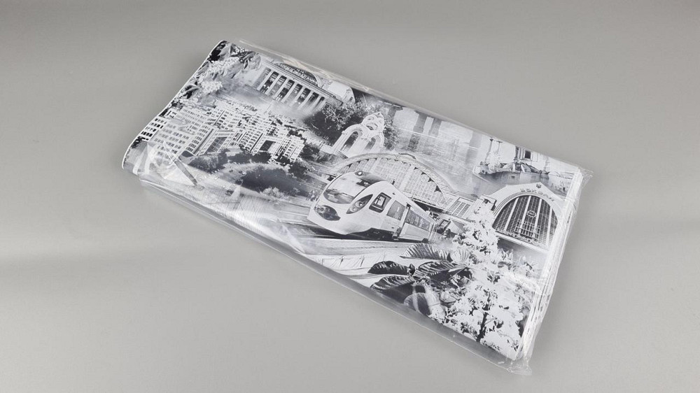 Пакет\прорезн\р (45*55) Харьков-Киев (белый) 