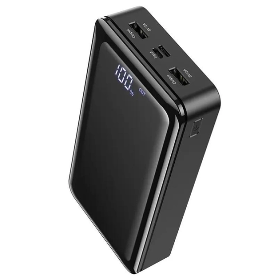 Универсальная мобильная батарея Borofone BJ8 Extreme 30000mAh 2хUSB (Черный) Винница