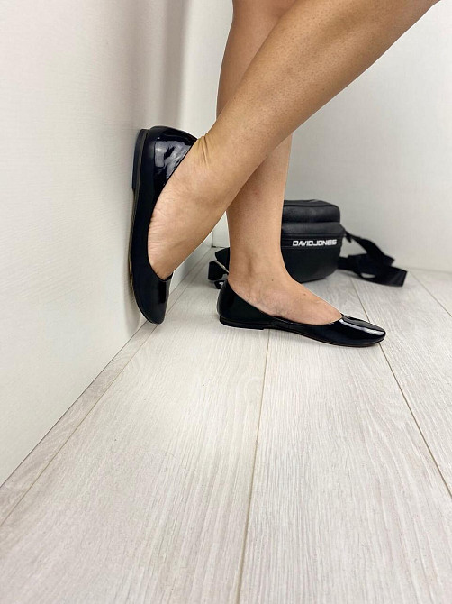 Nivelle Балетки жіночі NIVELLE 1267 чорні (весна-осінь, шкіра лакована) (3450) Коломыя - изображение 3