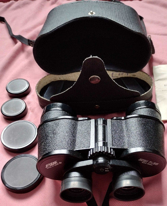 Снят с хранения Отличная сохранность Бинокль БПЦ 7х35 СОМЗ СССР 7-35 Киев - изображение 7