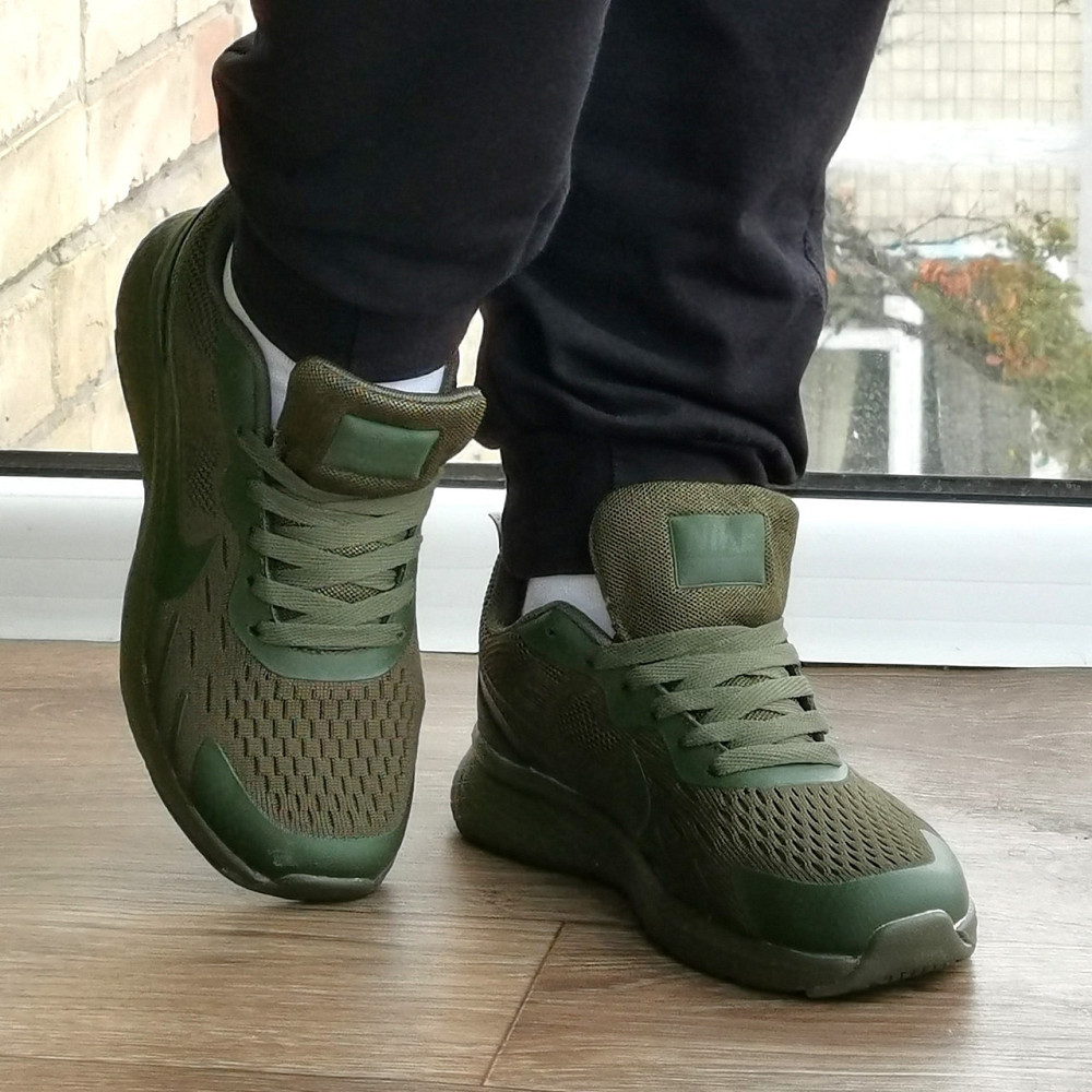 Кросівки Nike Зелені Найки BOOST Колір Хакі Жіночі Найк (розміри: 36,37,38,39,40,41) Дніпро - фото 5