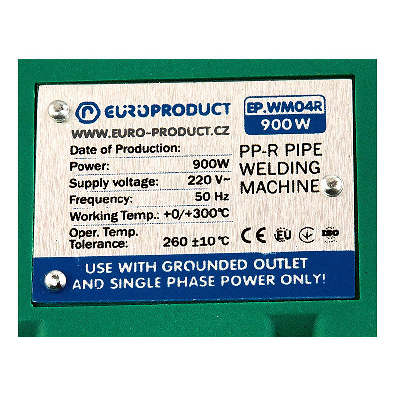 Паяльник для Europroduct EP.WM04R PPR труб (круглі насадки) 20/32mm (EP6094) Київ - фото 4