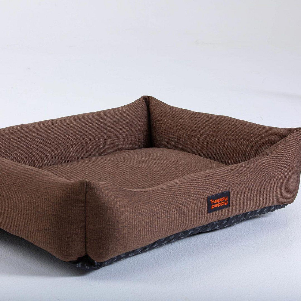 Лежак для собак и котов Happy Peppy (Хэппи Пеппи) Sofa Рогожка 40х50 см, Коричневый Запорожье - изображение 2