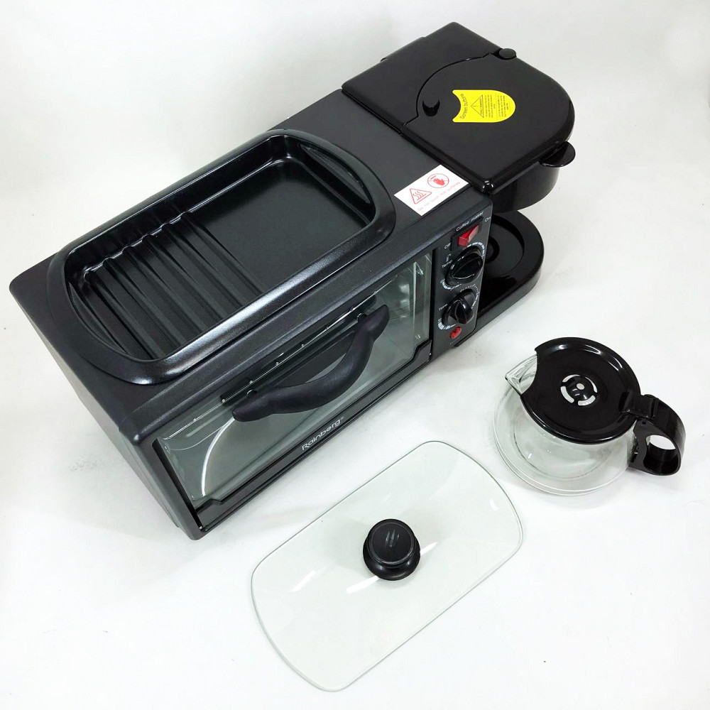 Електрична піч для випікання Rainberg, Міні пічка для дачі Електрична піч настільна кухні CQ-20 Львів - фото 15