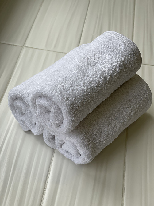 Ecotton Комплект рушників Ecotton 30х50 см махрові 6 шт. серветки для рук 380 г/м² білий White Киев - изображение 5