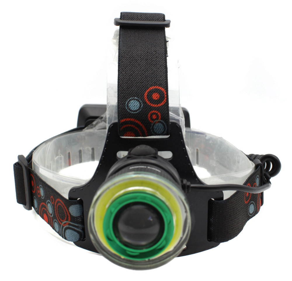 Налобний ліхтар PL106, 2х18650, T6+Cob, Zoom Дніпро - фото 2