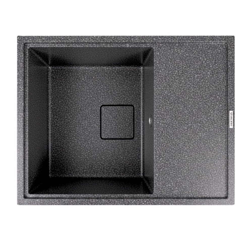 VALESO Кухонна гранітна мийка 6550 ESTERIS VALESO графіт Коломия - фото 3