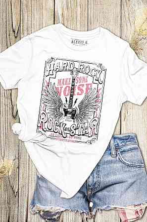 Футболка женская с принтом 44 Белая 2634325365 Днепр