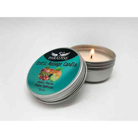 Арома свеча Erotic Massage Candle Sparkling Exotic Fruits 30ml Sex Aura Киев