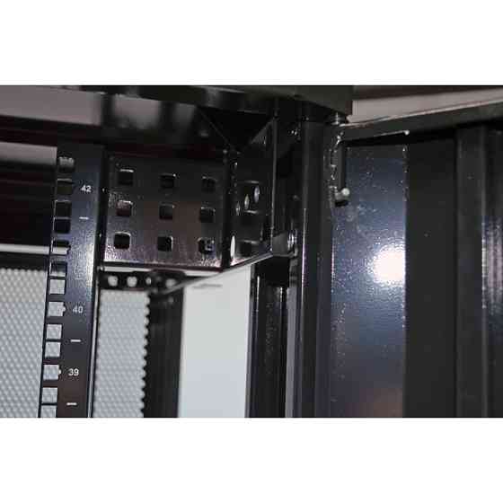 Шафа серверна CMS 42U 800 х 865 UA-MGSE4288PB з перфорованими дверима для мережевого обладнання Київ