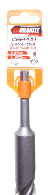 GRANITE Свердло для бетону GRANITE SDS-PLUS S4 24х800 мм 0-24-800 Коломыя - изображение 4