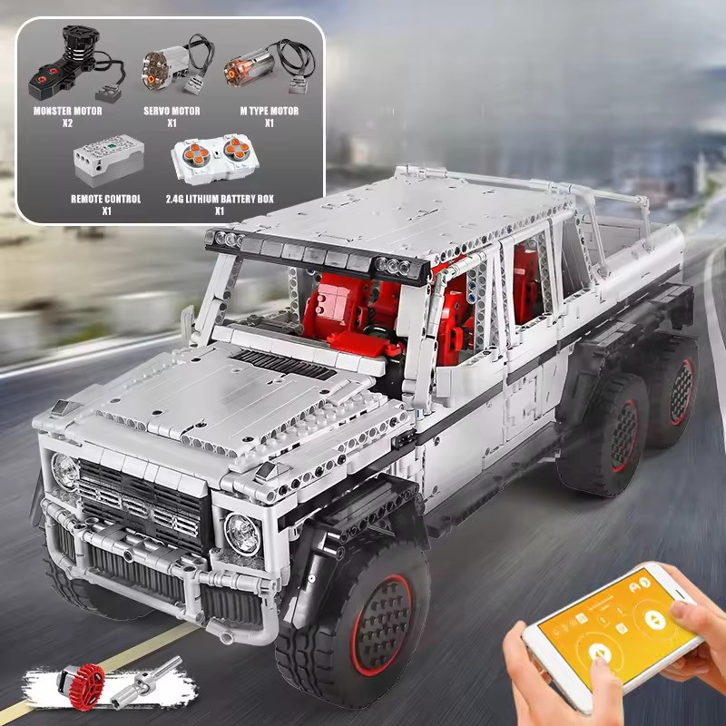 Конструктор дитячий.Джип ігровий Mercedes-Benz G63 6х6 на дистанційному управлінні на 3686 деталей Кам'янець-Подільський - фото 7