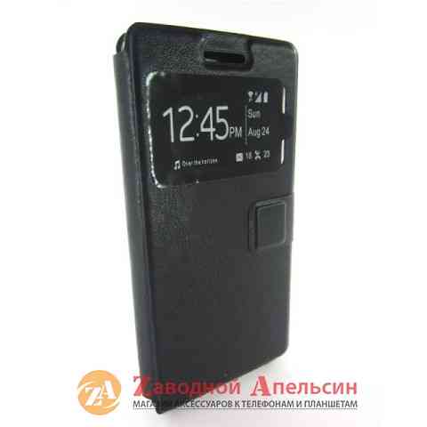 Чехол книжка Huawei P6 Smart Case черный Одесса