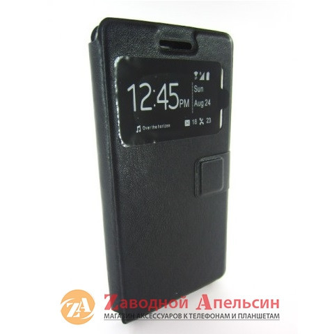 Чехол книжка Huawei P6 Smart Case черный Одесса - изображение 4