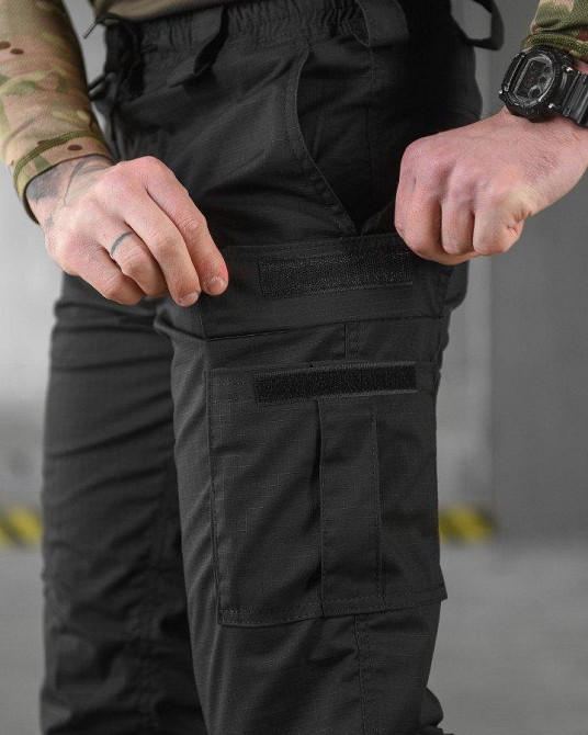 Тактические штаны джогер BABDIT ЧЕРНЫЕ Одесса - изображение 15
