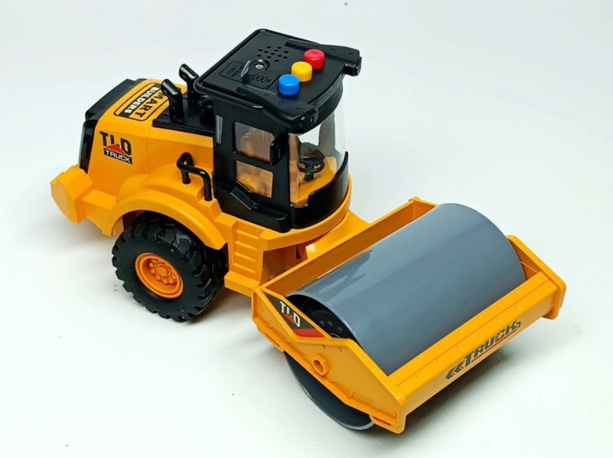 Спецтехніка будівельна Каток "Truck" музична 25 см Жовтий (584-5) Чернігів - фото 3
