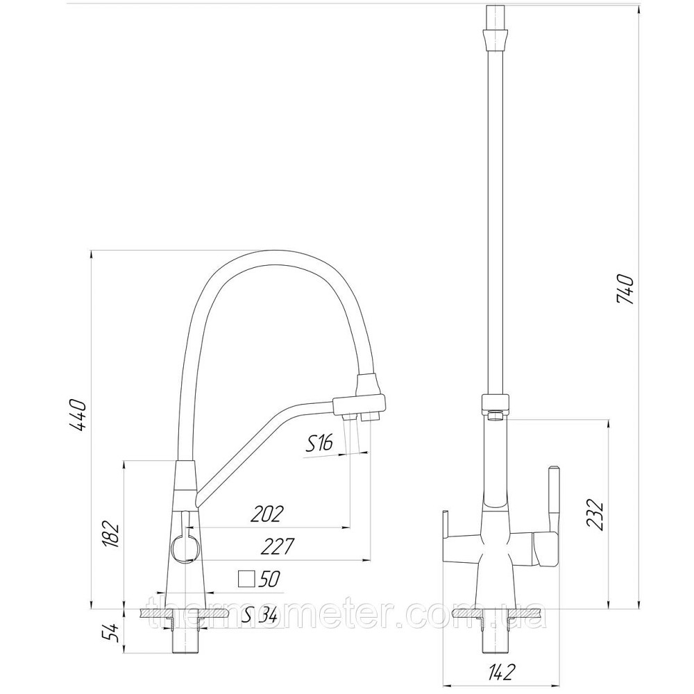 Смеситель для кухни под осмос Globus Lux GLLR-0700-L-10-01 Киев - изображение 6