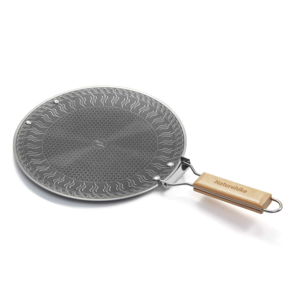 Сковорода из нержавеющей стали со складной ручкой Naturehike CNK2550CF011, 29,5 х 29,5 см Киев - изображение 1