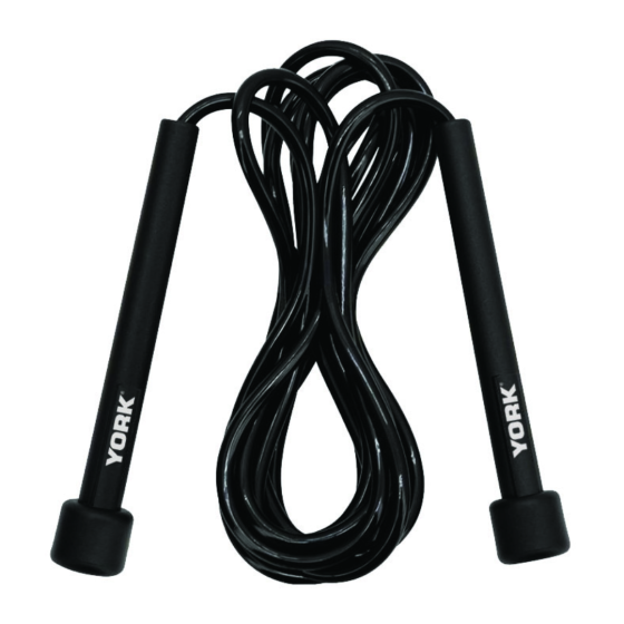 Скакалка York Fitness PVC з пластиковими ручками Київ