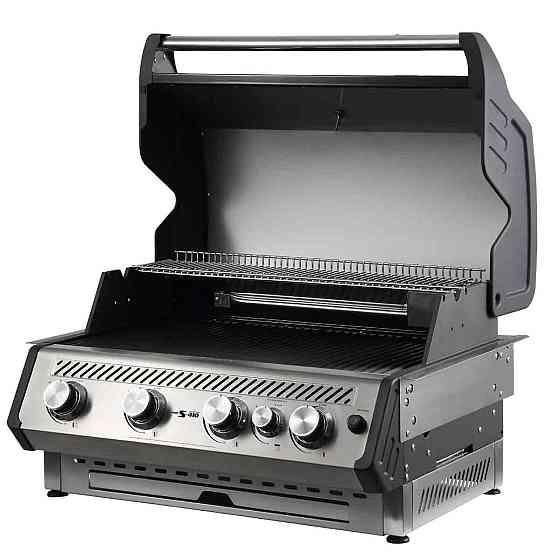 Вбудований газовий гриль SANTOS Free S-410 Black, з заднім пальником, чорний 890666 Код: 010946 Рівне