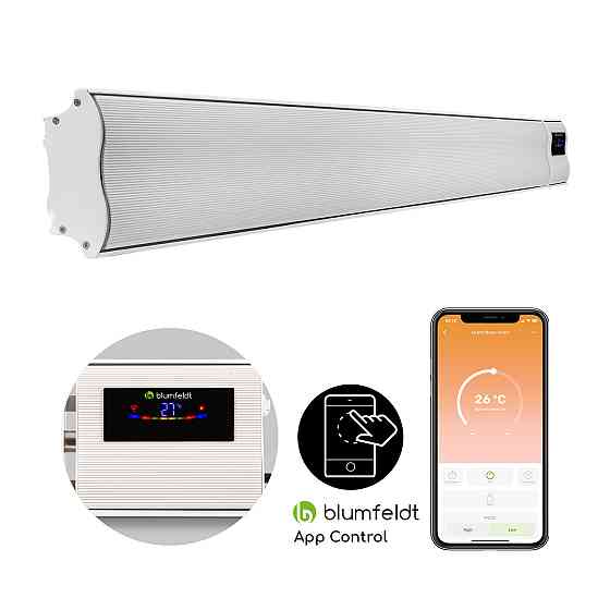 Cosmic Beam Smart 30 Інфрачервоний нагрівач 3000 Вт Керування через застосунок Пульт дистанційного Рівне