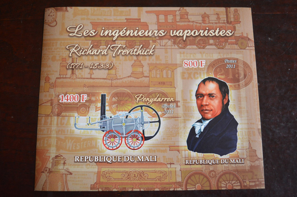 Мали. Транспорт. Личности. Блок. 2014 г. (А-26) Полтава - фото 1