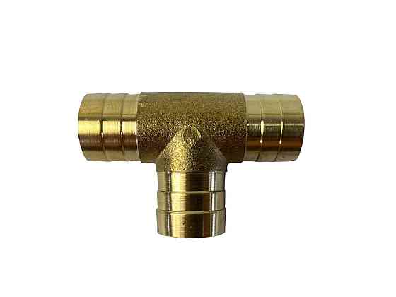 Перехідник шлангів обігрівача (D 22х22х22) латунь (трійник) Мукачево